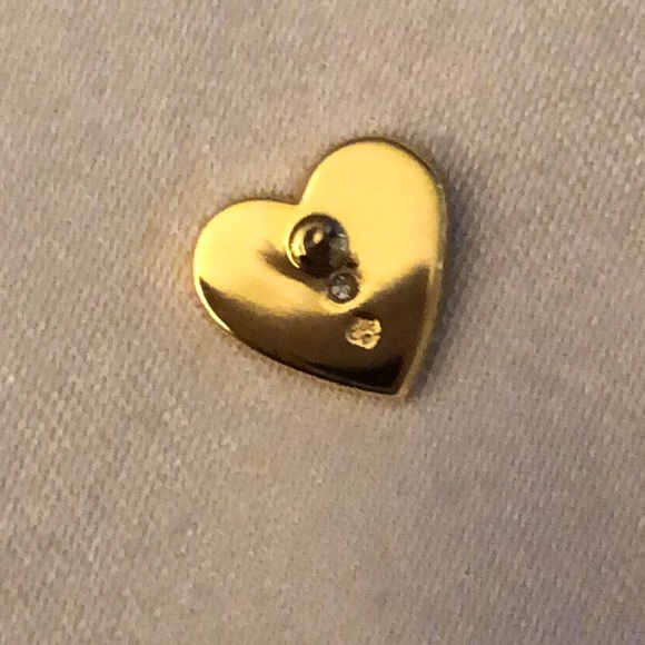 Kate Spade Gold Plated Heart Rainbow Joy Stud Earrings Muti Colored Crystal NWT - Picture 13 of 16